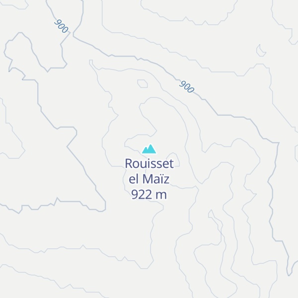 Map of Rouisset el Maïz