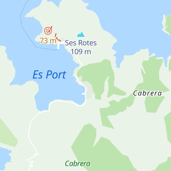 Map of Rosa dels Vents
