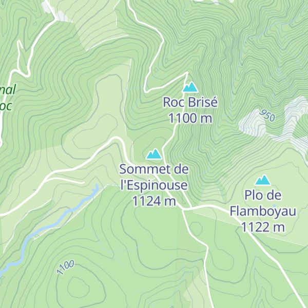Map of Sommet de l'Espinouse