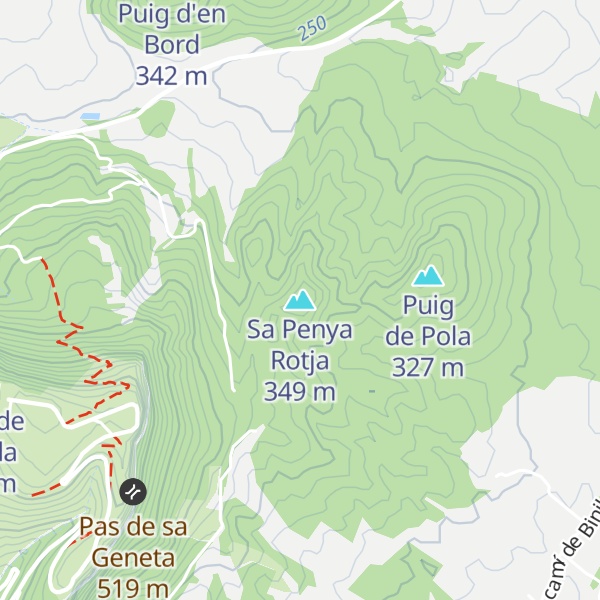 Map of Sa Penya Rotja