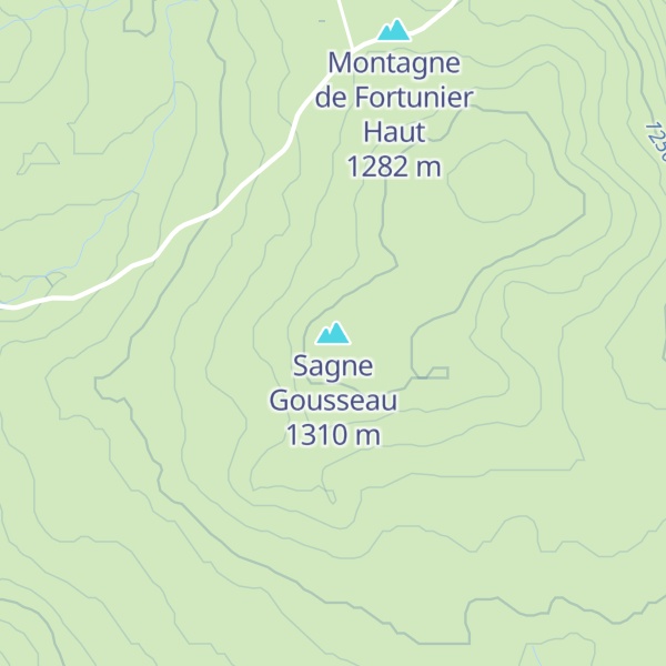 Map of Sagne Gousseau