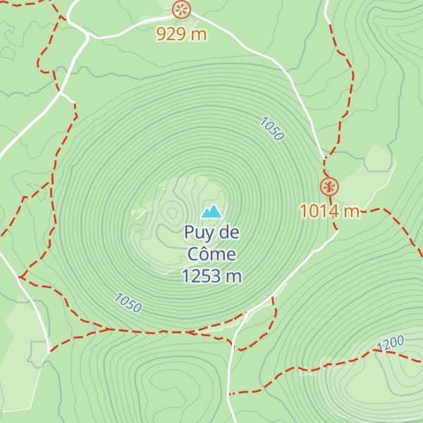 Map of Puy de Côme