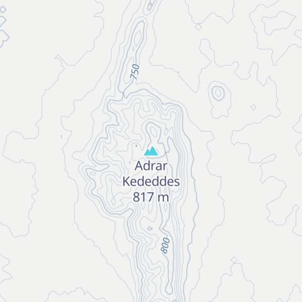Map of Adrar Kededdes