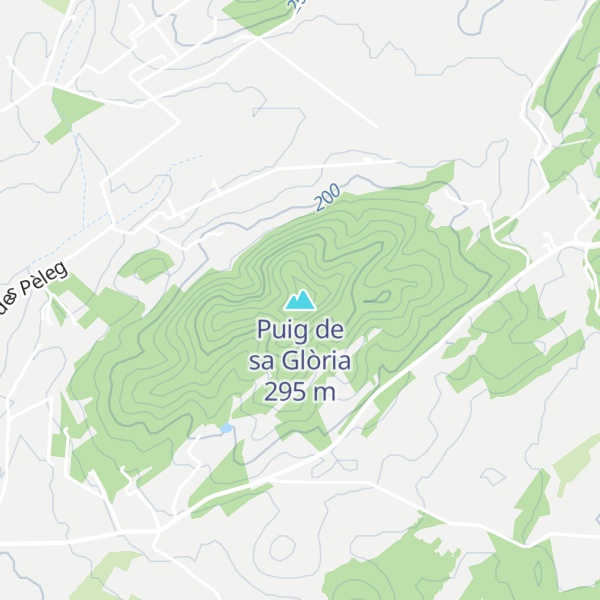 Map of Puig de sa Glòria