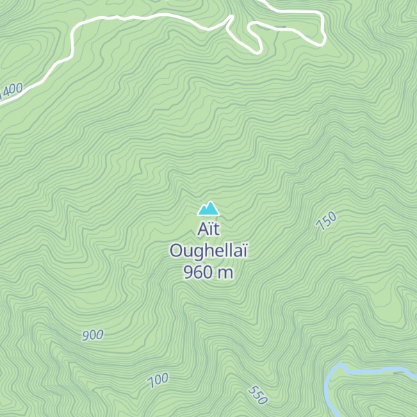 Map of Aït Oughellaï