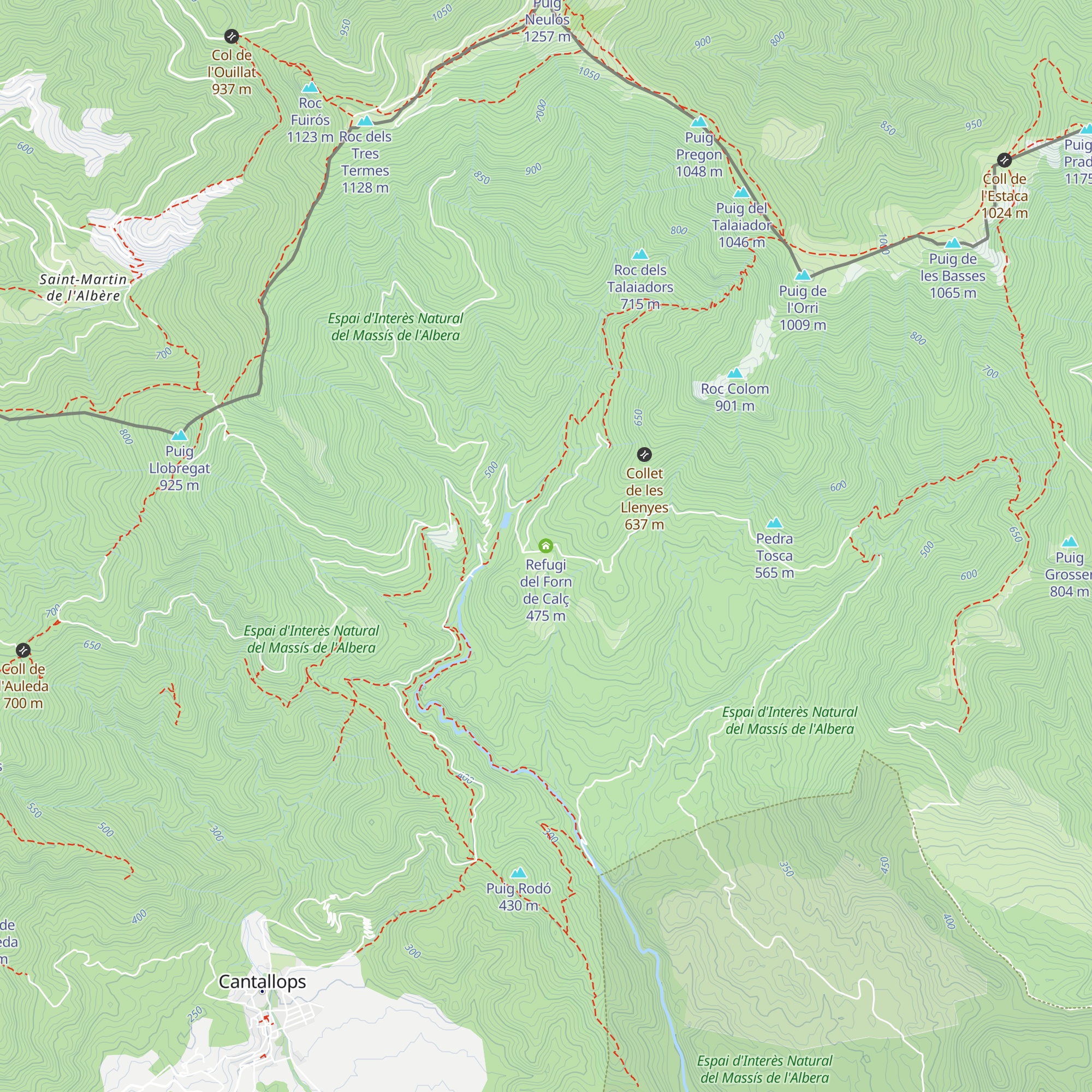 Refugi del Forn de Calç map