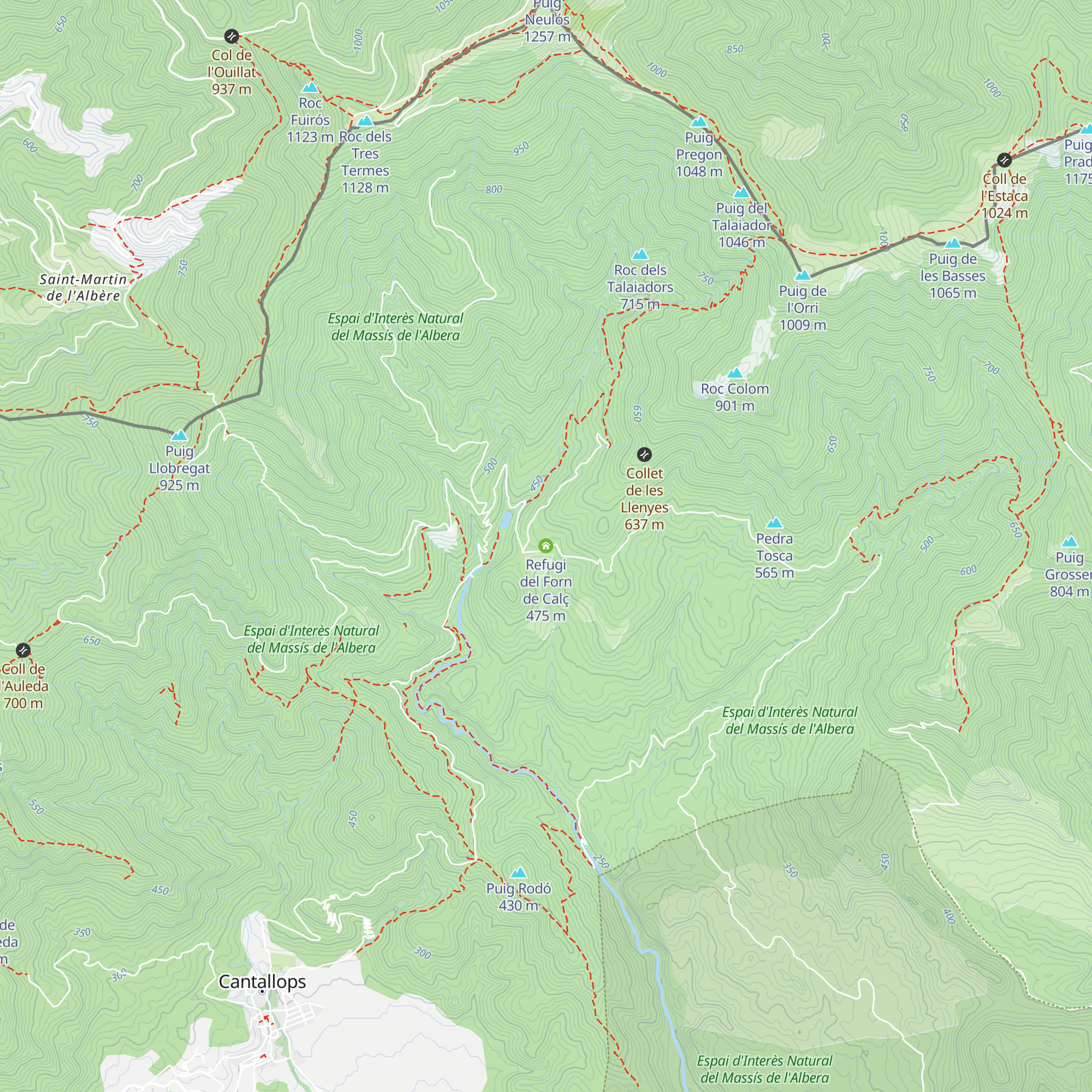 Refugi del Forn de Calç map