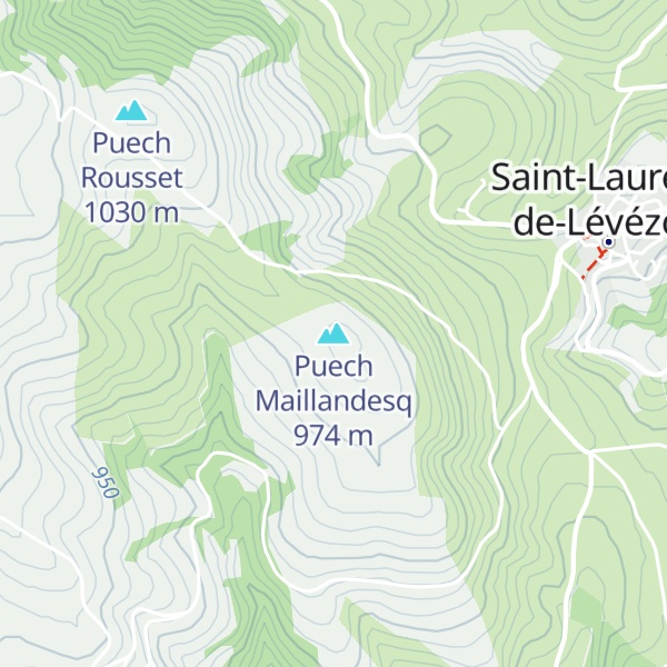 Map of Puech Maillandesq