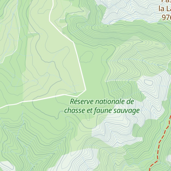 Map of Mazade des Huttes