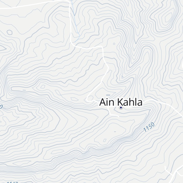 Map of Kef el Mdareg