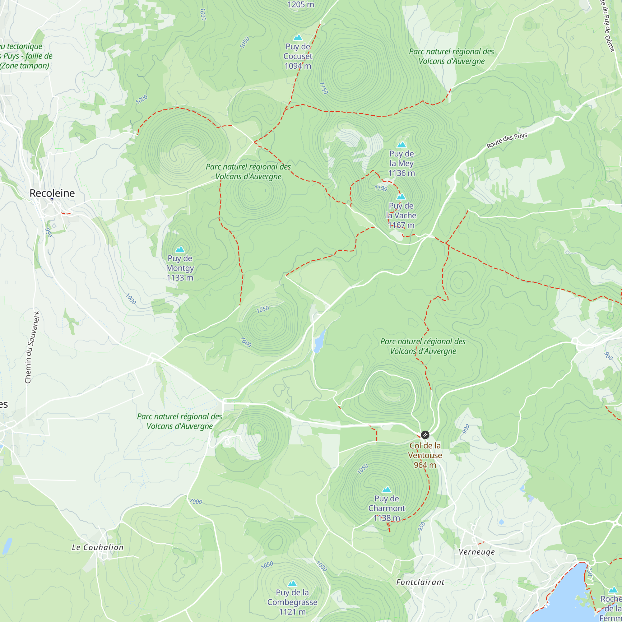 Maison du Parc des Volcans map