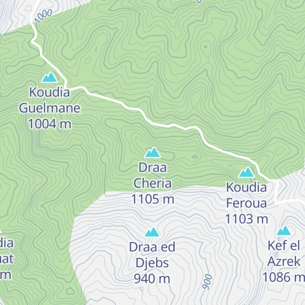 Map of Draa Cheria