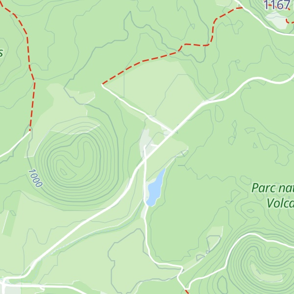 Map of Gite de Montlosier
