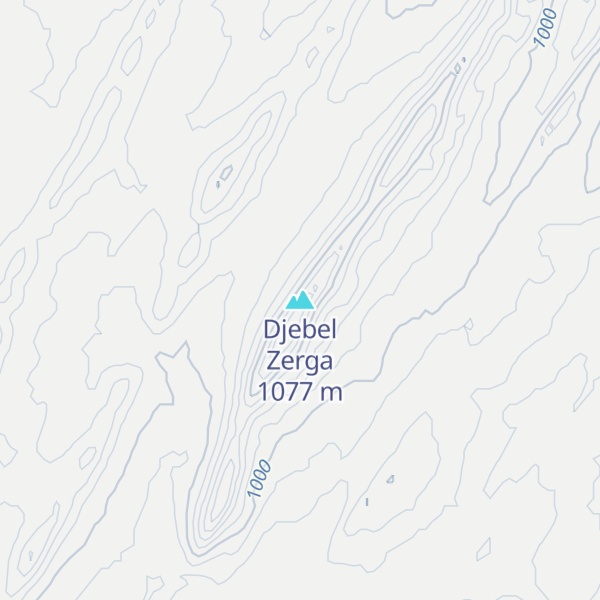 Map of Djebel Zerga