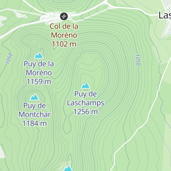 Map of Puy de Laschamps