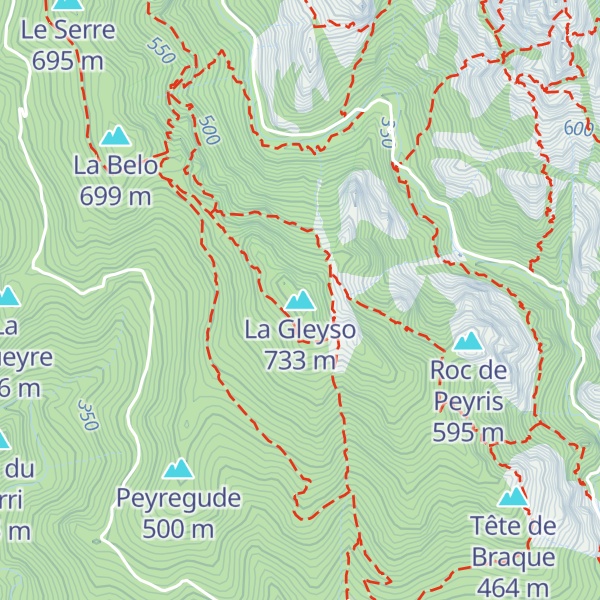 Map of La Gleyso