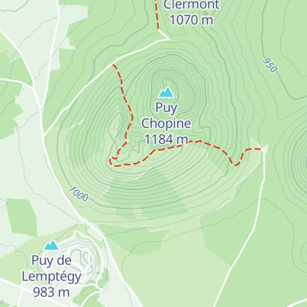 Map of Puy des Gouttes