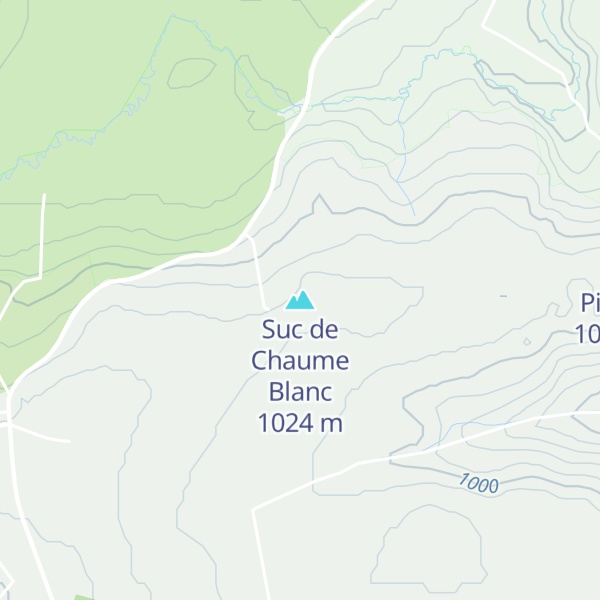 Map of Suc de Chaume Blanc