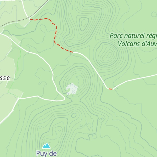 Map of Puy de l'Espinasse