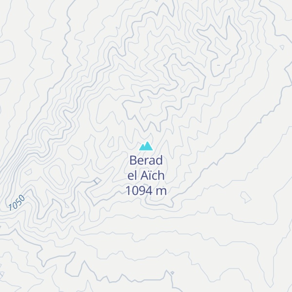 Map of Berad el Aïch