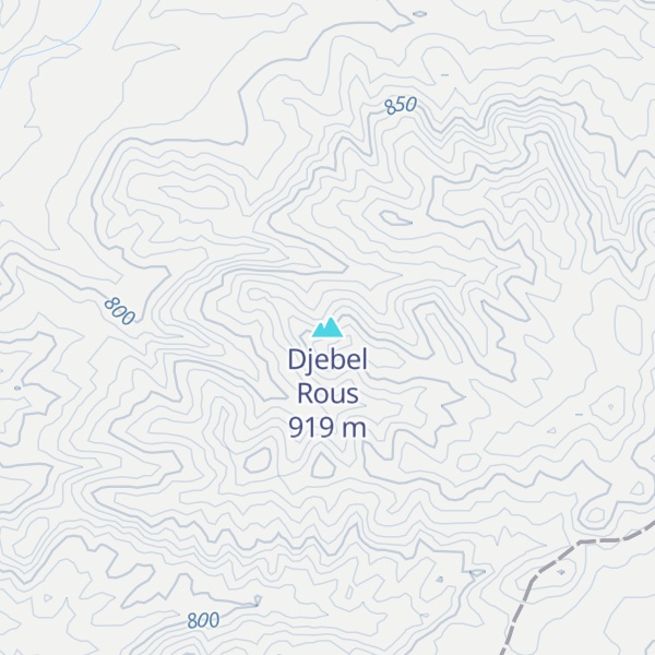 Map of Djebel Rous