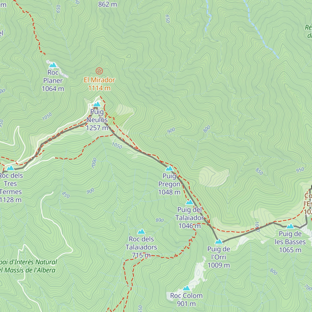Refuge de la Tagnarède map