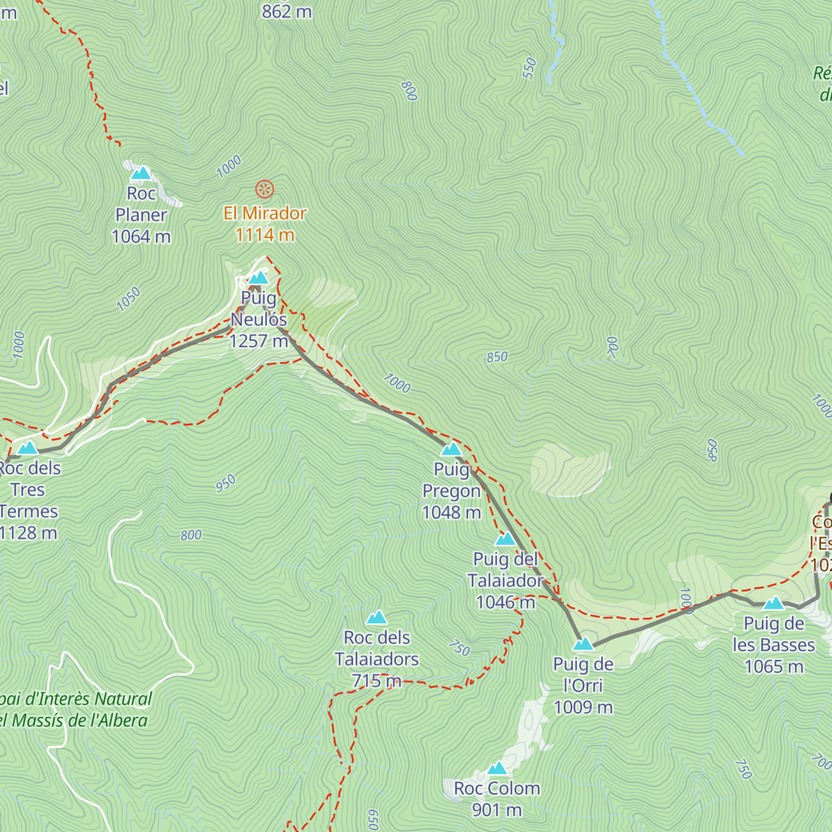 Refuge de la Tagnarède map