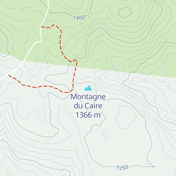 Map of Montagne du Caire