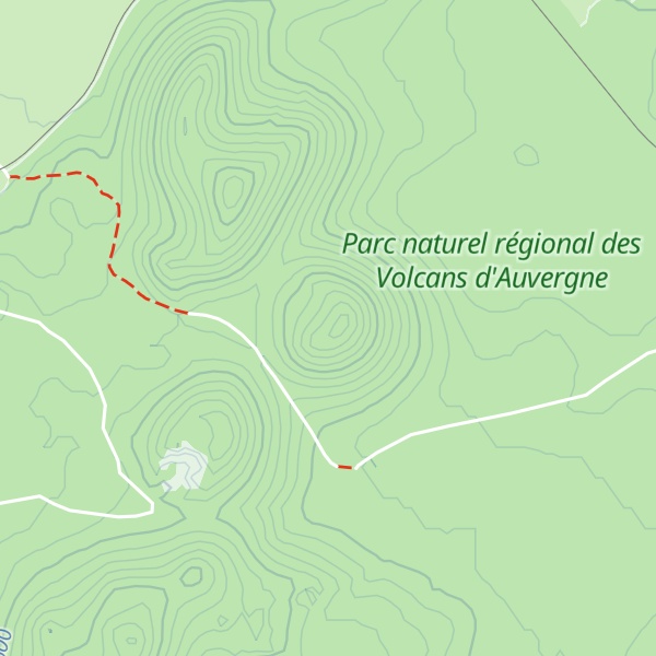 Map of Puy de la Goulie