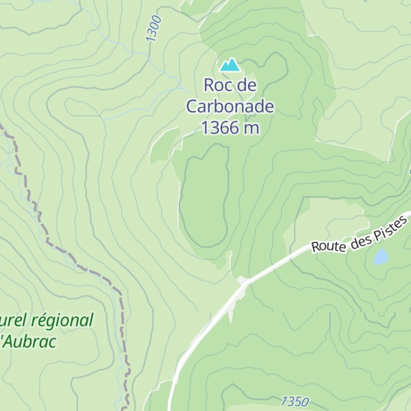 Map of Puech de Régis