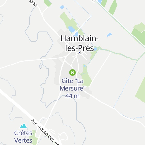 Map of Gîte "La Mersure"