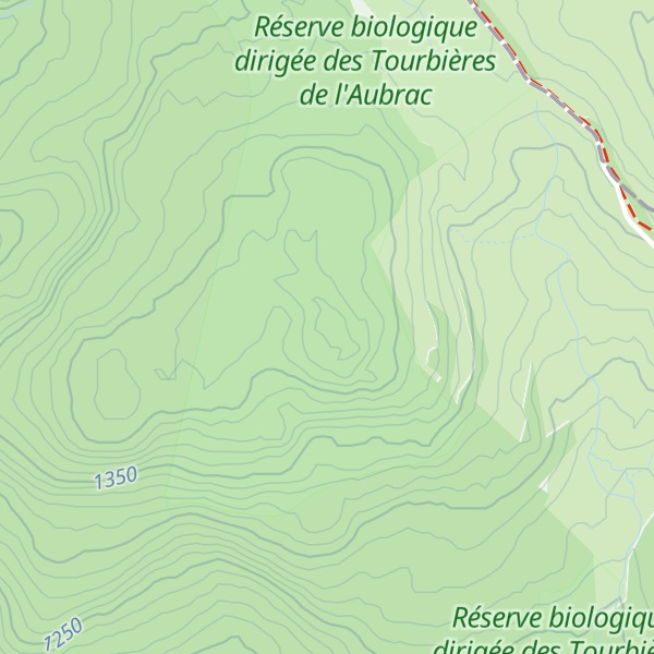 Map of Truques d'Aubrac