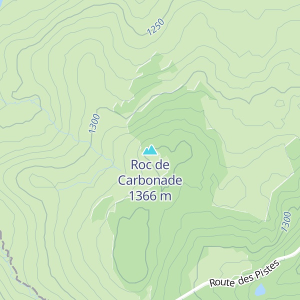 Map of Roc de Carbonade