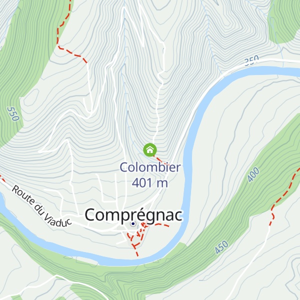 Map of Colombier