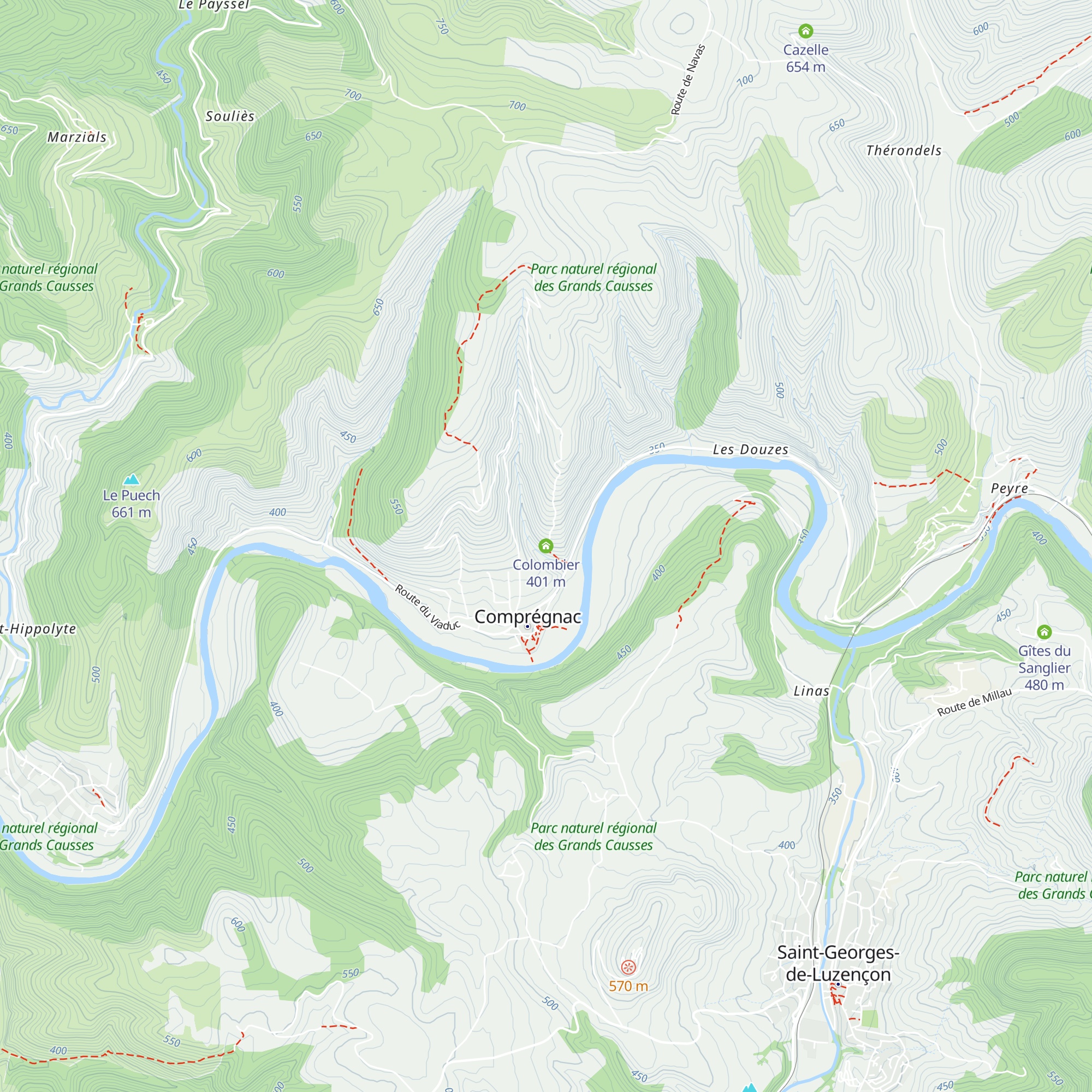 Colombier map