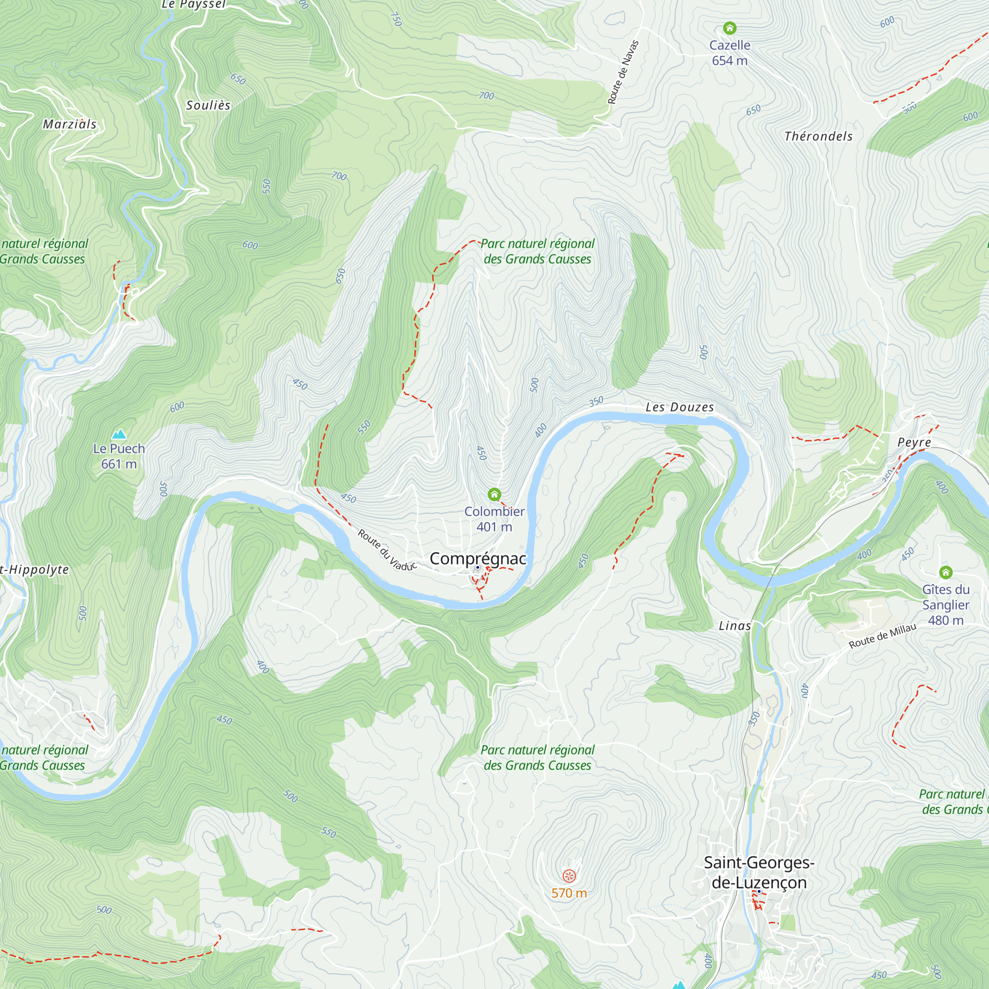 Colombier map