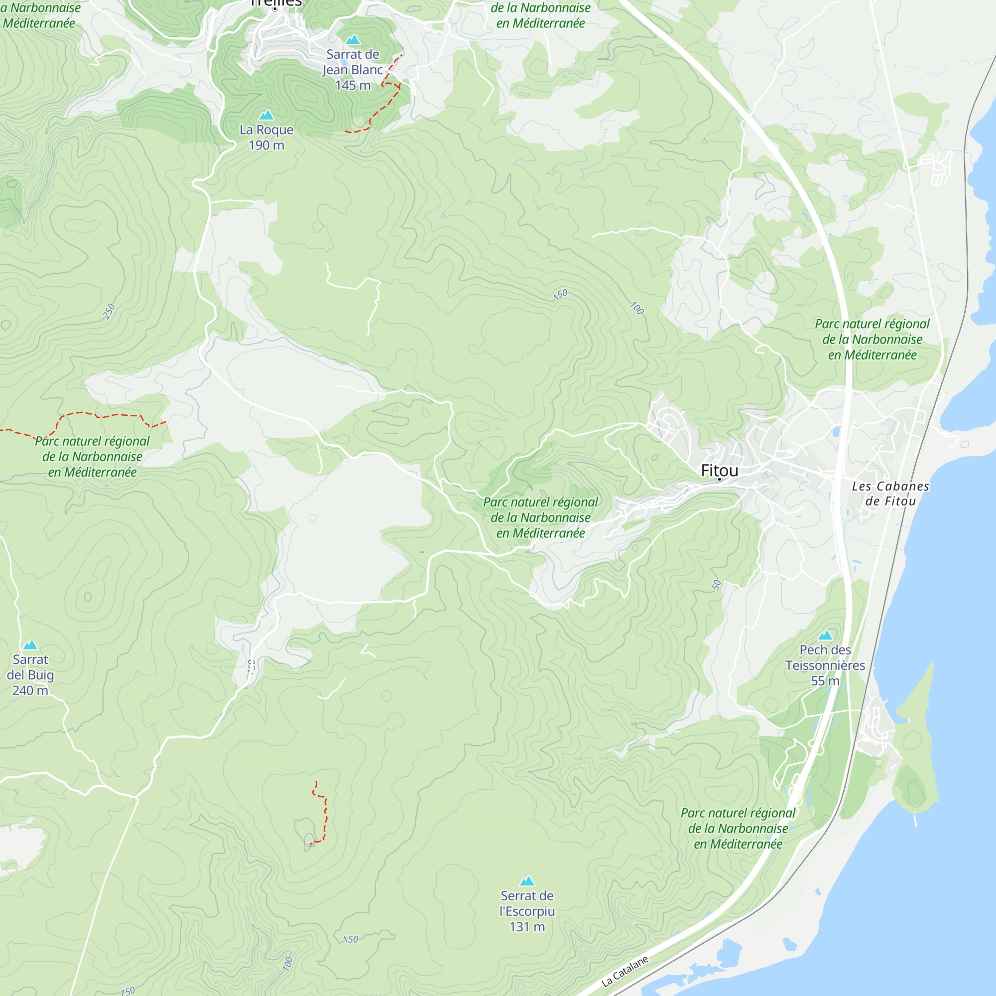 Capitelle map