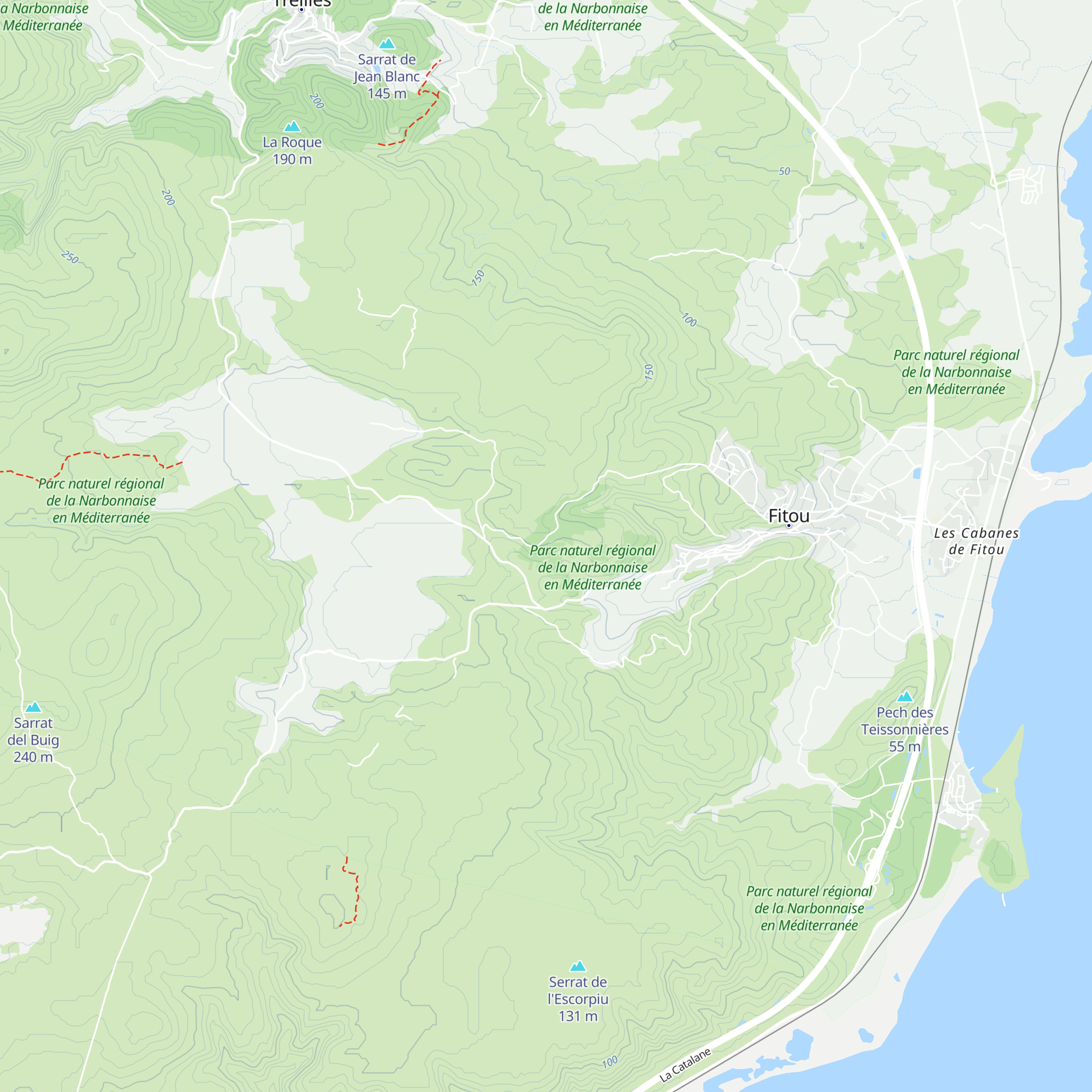 Capitelle map