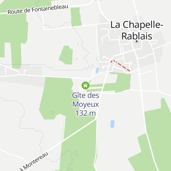 Map of Gîte des Moyeux