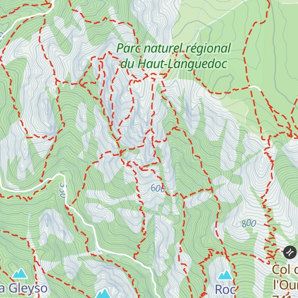 Map of Le clocher du Rieu tort