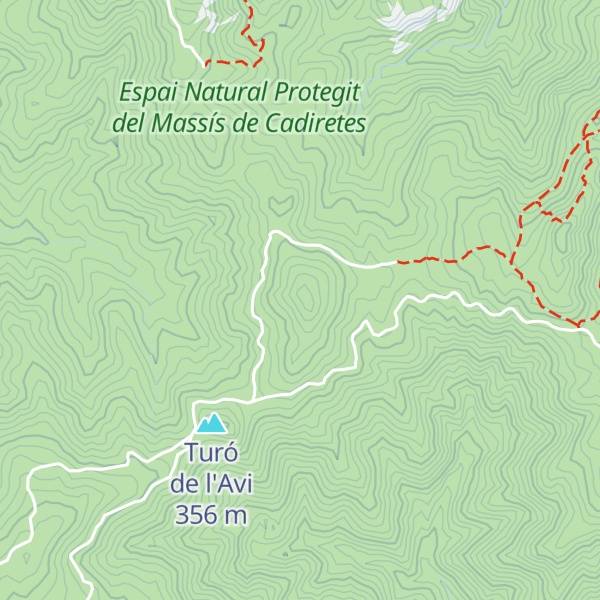 Map of Puig de Sant Baldiri