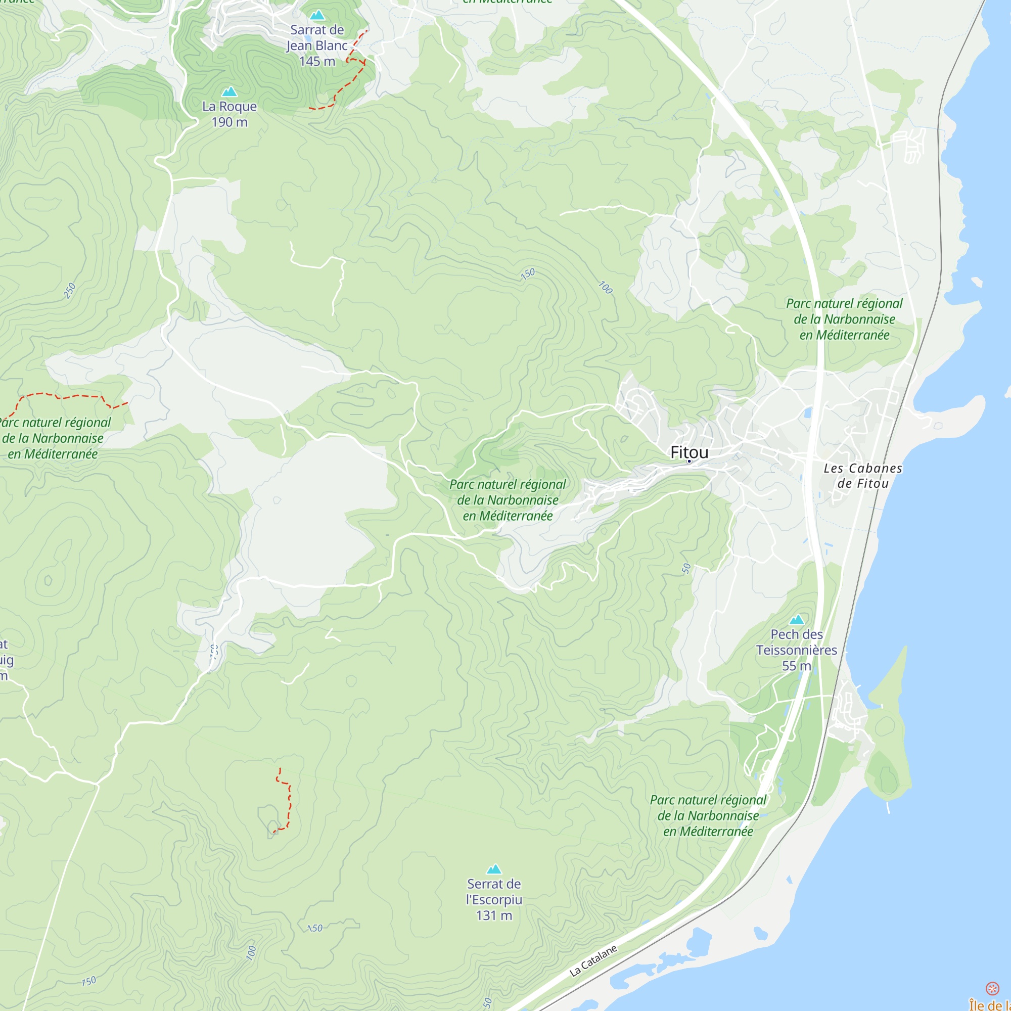 Capitelle map