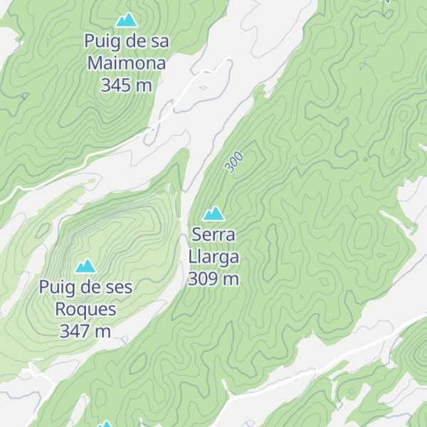 Map of Serra Llarga