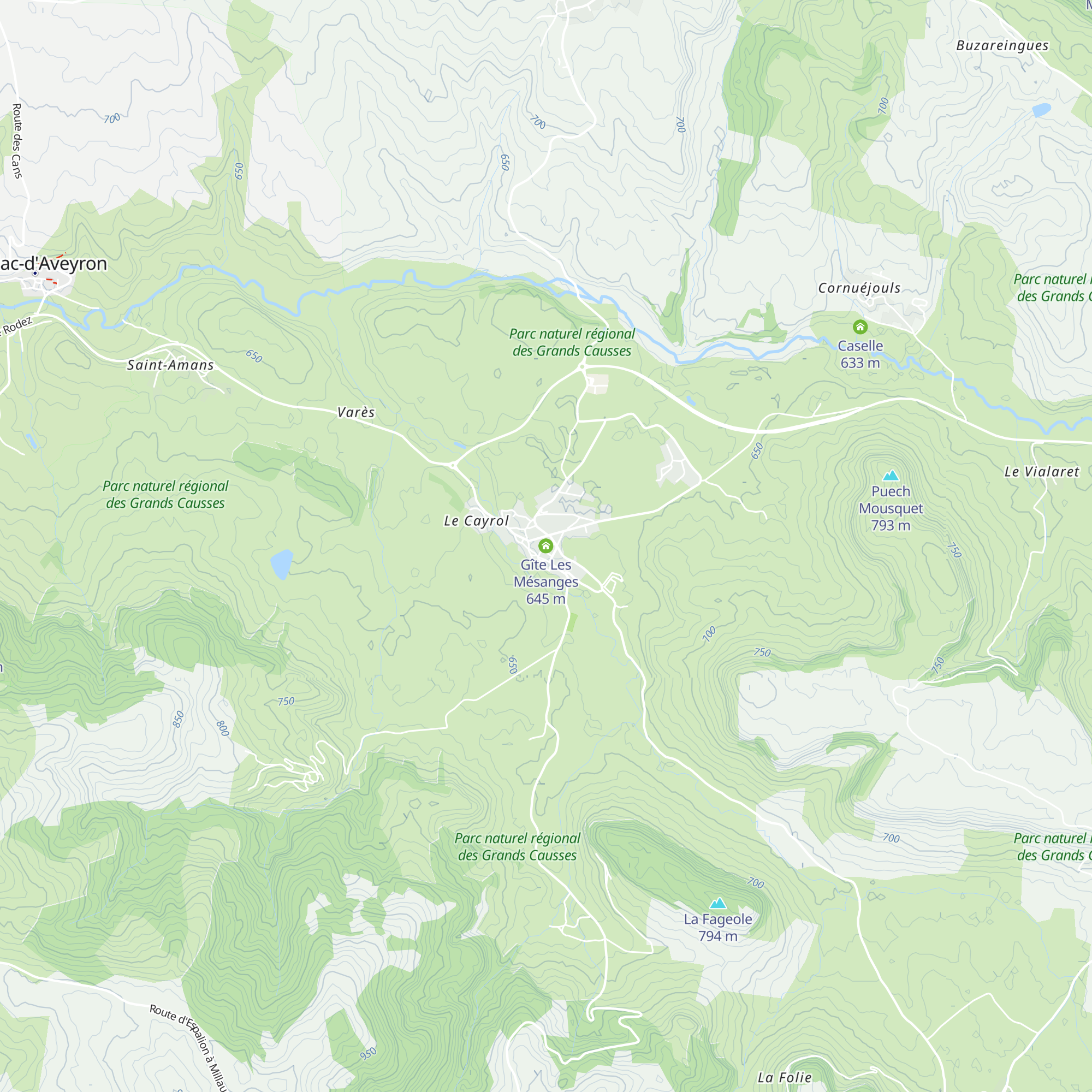 Gîte Les Mésanges map