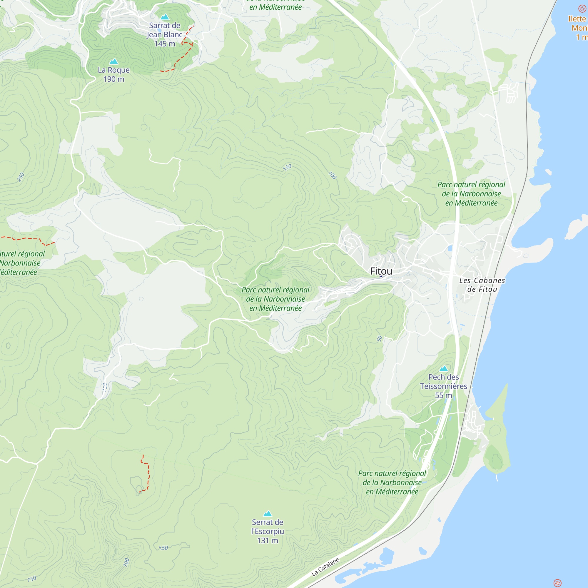 Capitelle map