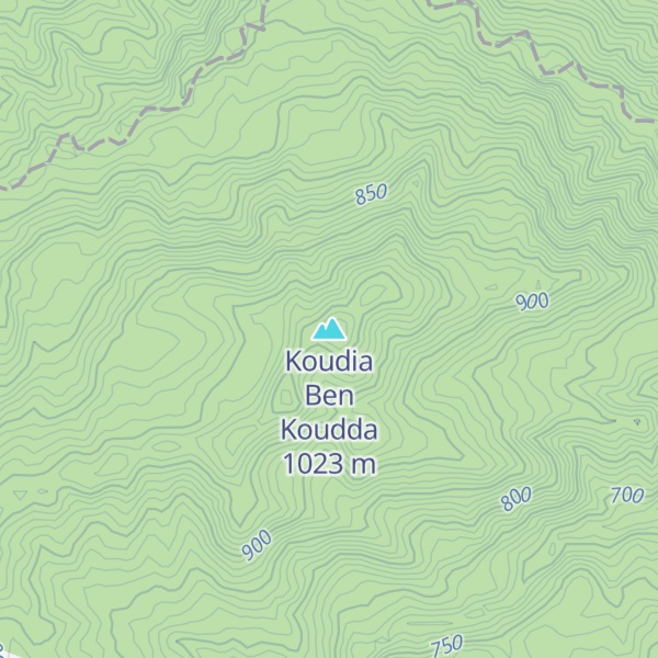 Map of Koudia Ben Koudda