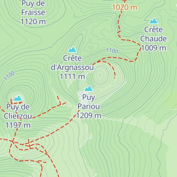 Map of Puy Pariou