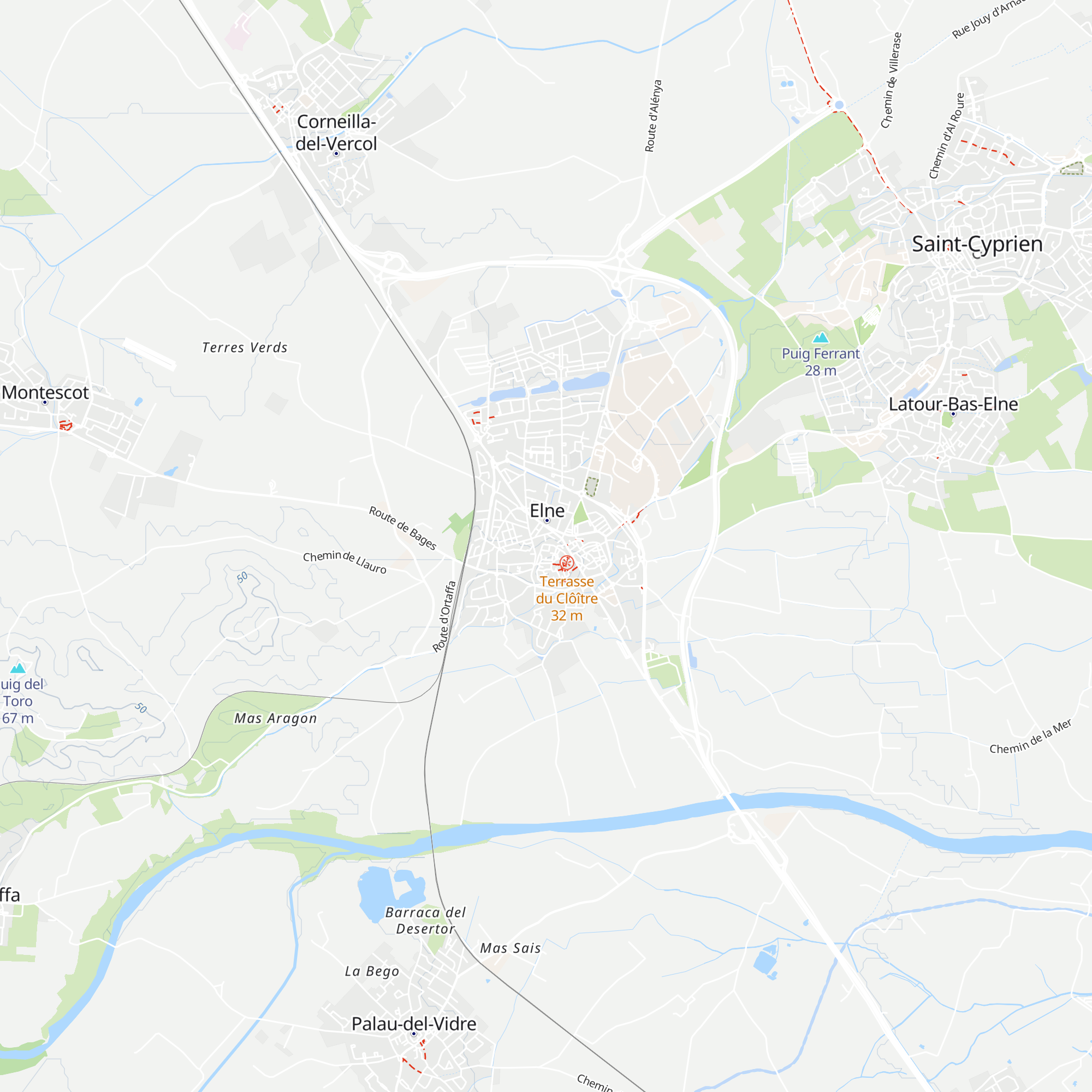 Office de Tourisme Elne map