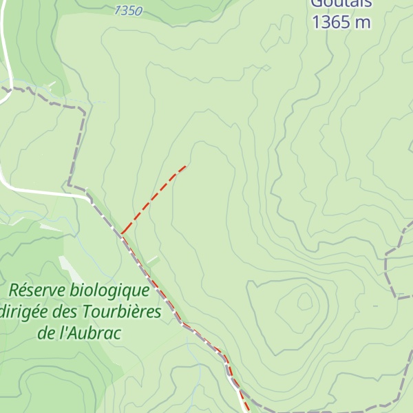 Map of La Montagnette