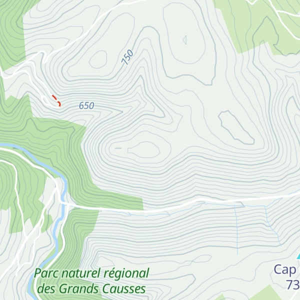 Map of Puech Mourrade